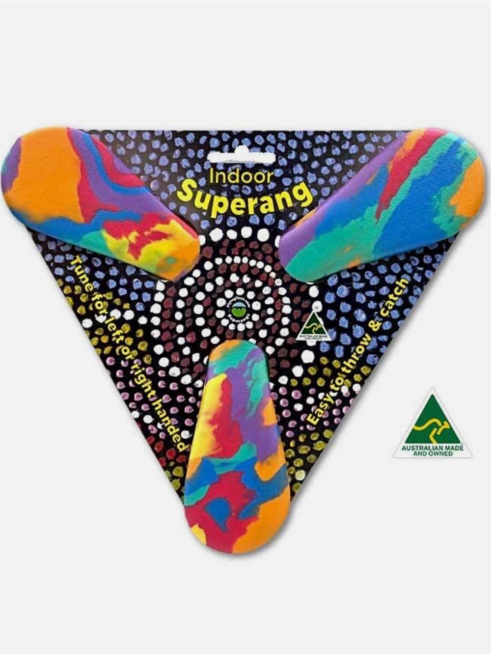 FlyingToyz Indoor SUPERANG Boomerang, Fun for kids & all, AMBIDEXTROUS
